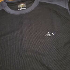 NWT Greg Norman for Tasso Elba black and Gray long sleeve